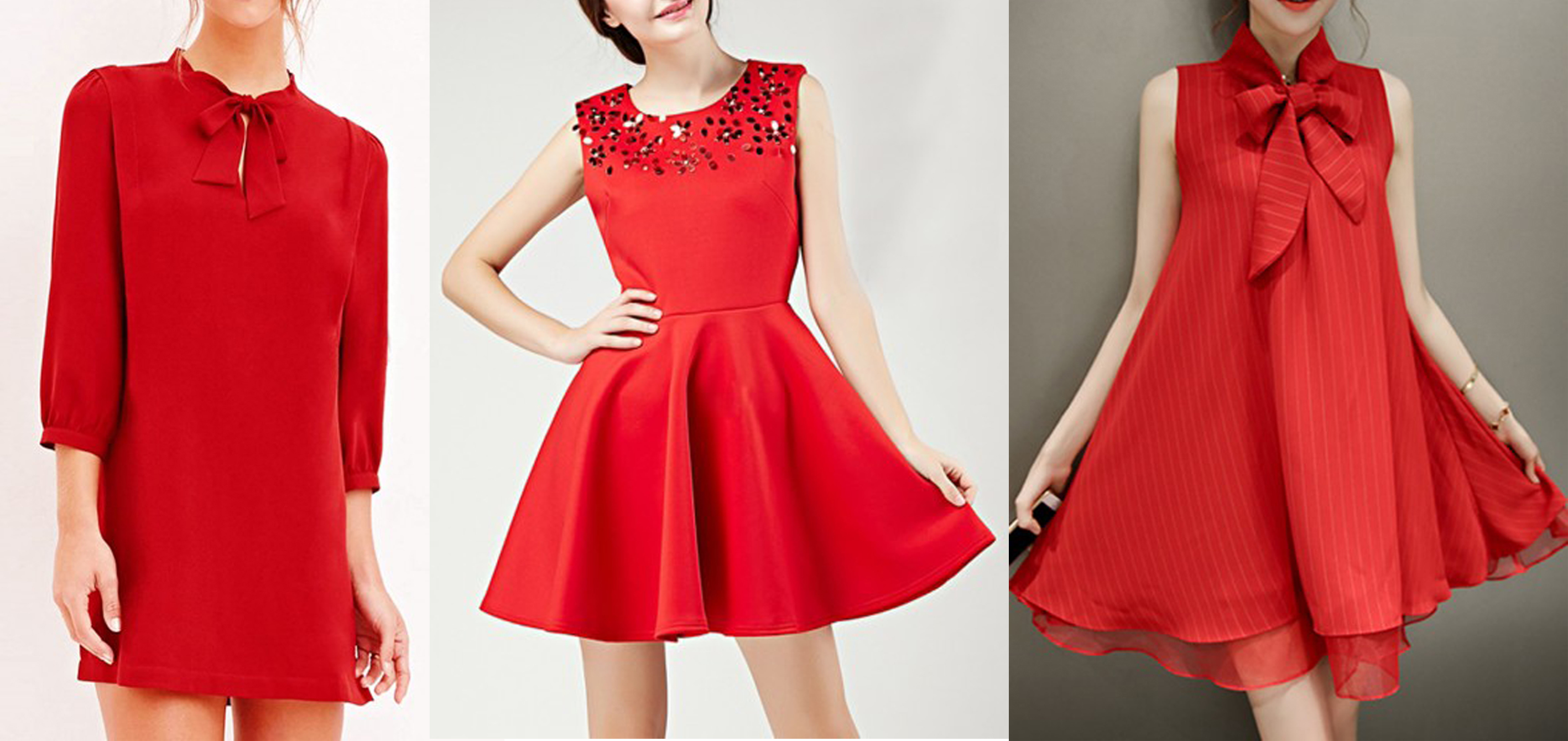 Red Dress For Christmas - Cocktail Dresses 2016